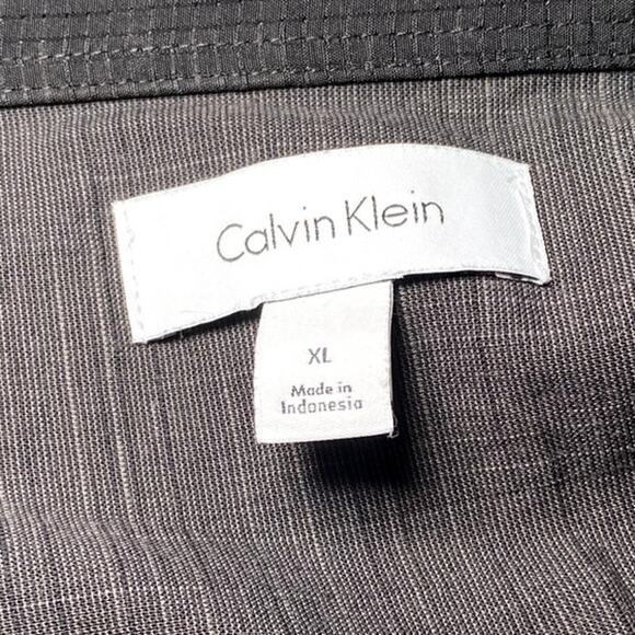 Calvin Klein Men's Grey Dress Shirt - Excellent Condition - Picture 15 of 15